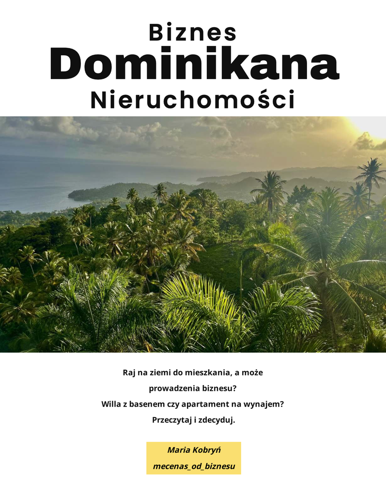 Dominikana Biznes Nieruchomości  - e book